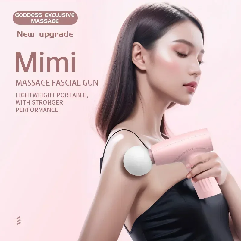 マッスルミニピンクマッサージガン深部組織ハンドヘルドマッサー - Health Wellness のレビューと価格