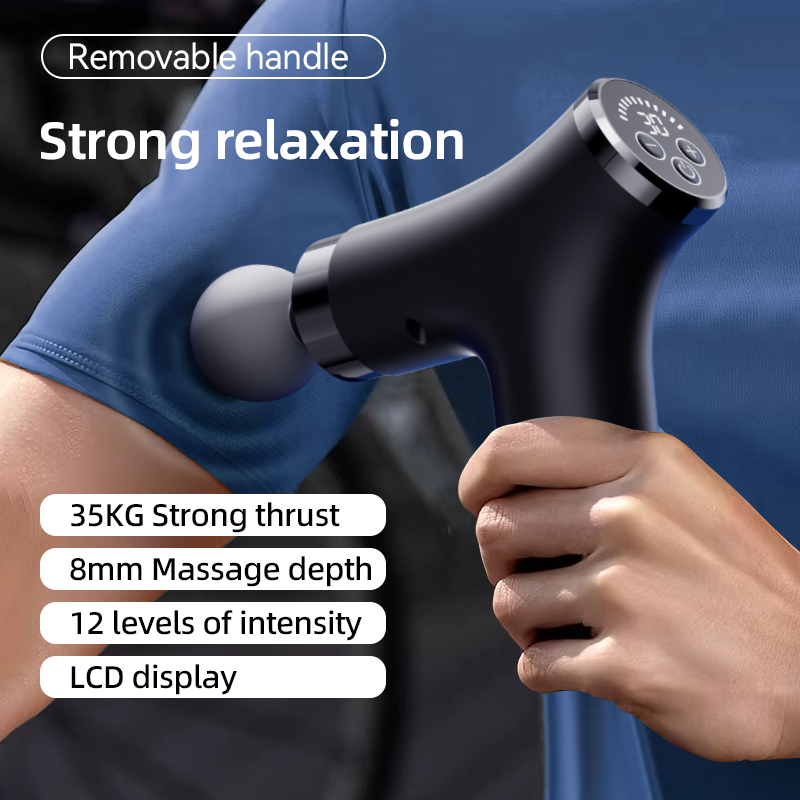 多機能インテリジェントマッサージガン、取り外し可能なハンドヘ - Health Wellness のレビューと価格
