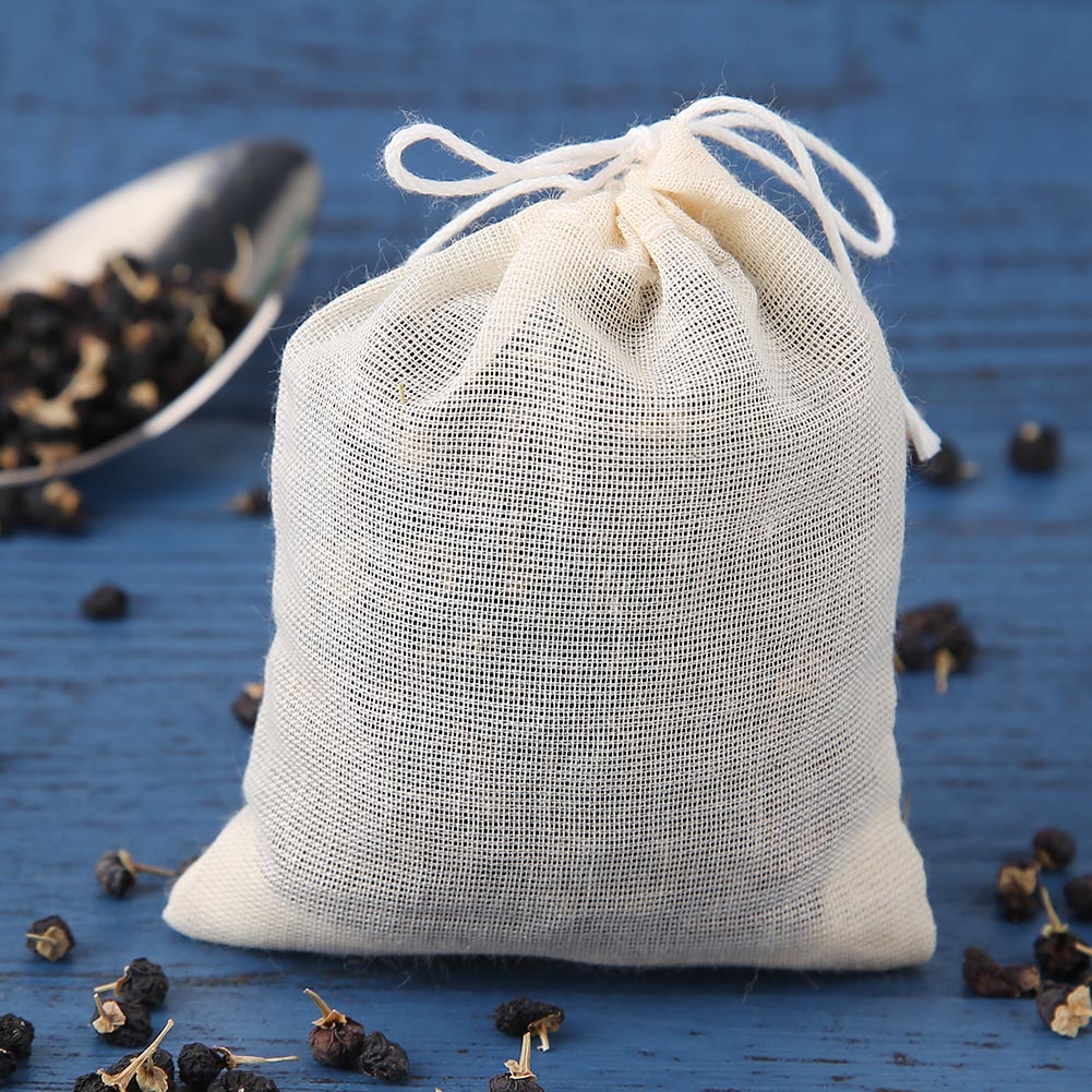使い捨て紅茶フィルターバッグ,20ピース/ロット,綿ガーゼ, - Herbal Wellness Tea のレビューと価格