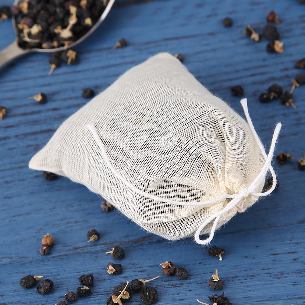 使い捨て紅茶フィルターバッグ,20ピース/ロット,綿ガーゼ, - Herbal Wellness Tea のレビューと価格